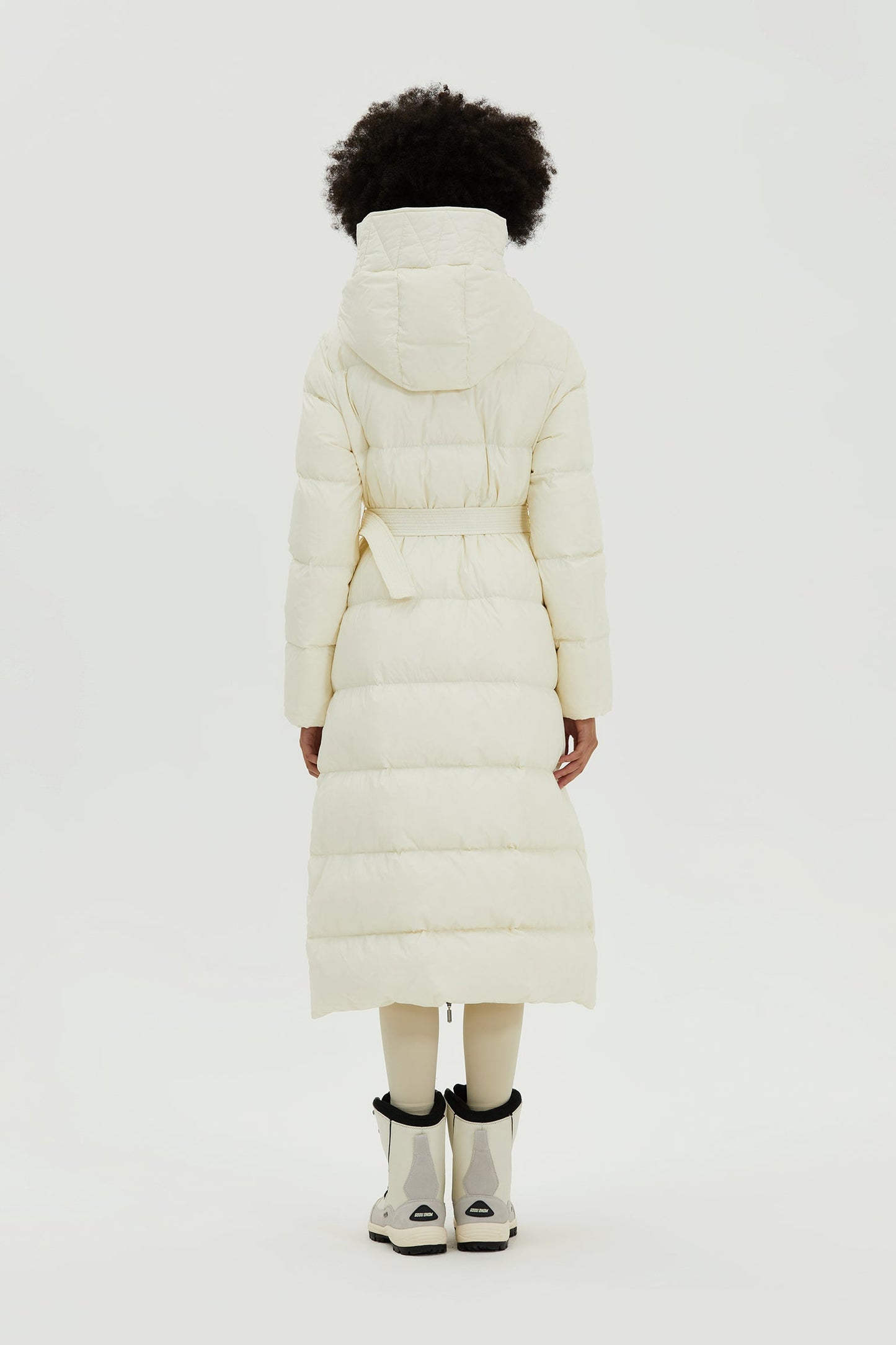Bonnie Long Down Jacket with Belt
